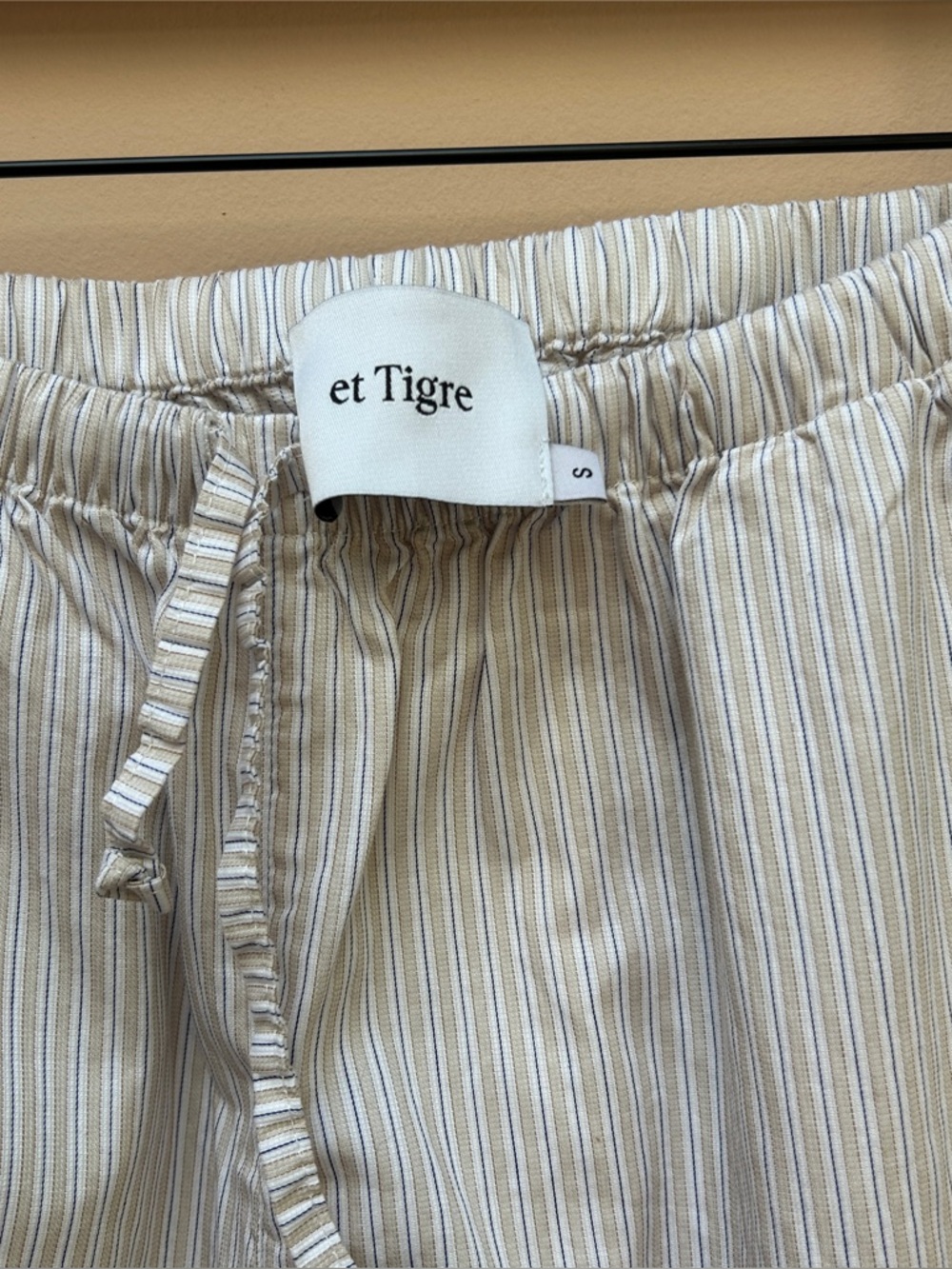 NWOT Et Tigre - Wayne Pant - Multi Stripe - S - Picture 5 of 6